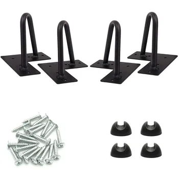 

Hairpin Legs Table Legs 4 Inch Set Of 4, DIy Furniture Metal Table Legs Perfect for Closet, Wardrobe