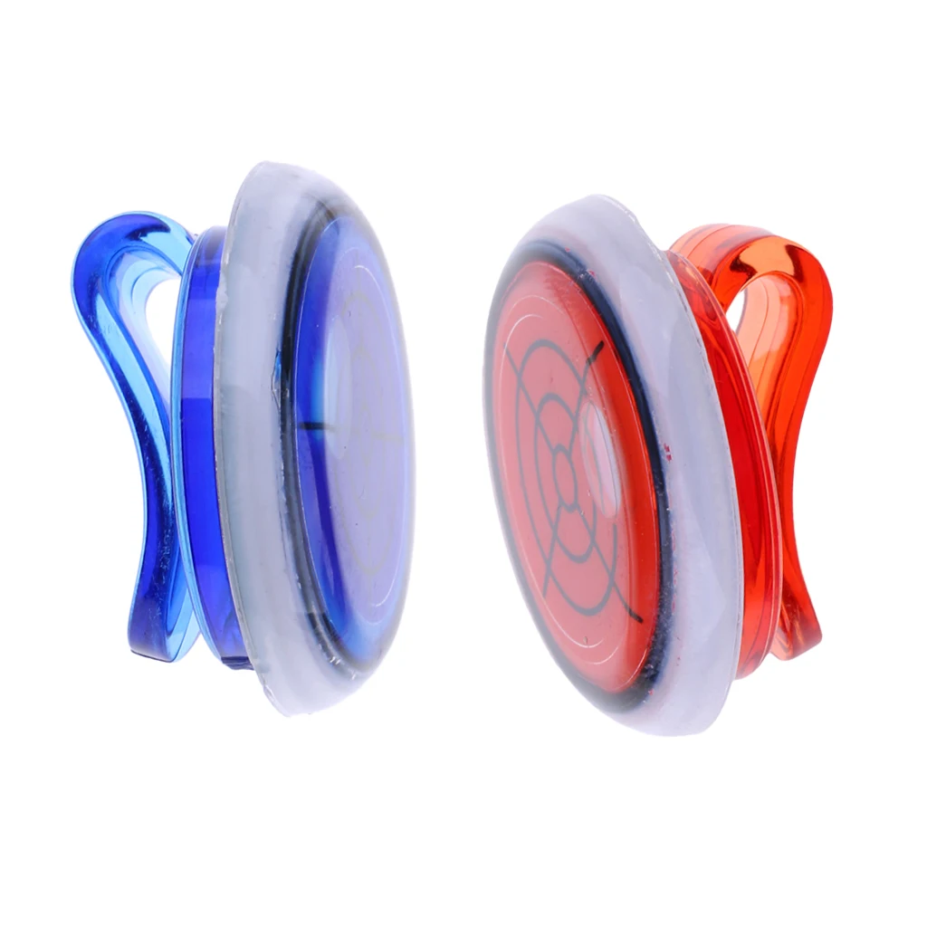 2Pcs Plastic Functional Golf Ball Marker with Hat Clip Golf Accessories