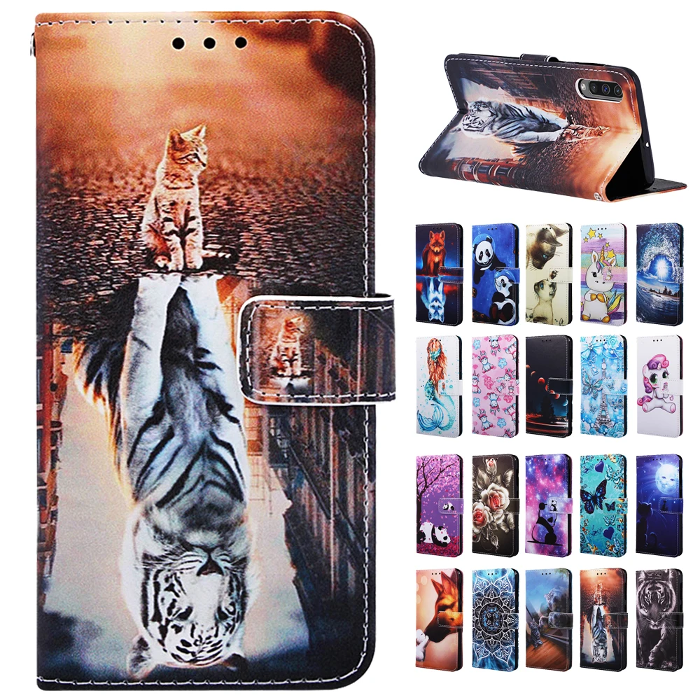 Кожаный чехол книжка для Samsung Galaxy A10 A20 A30 A40 A50 A70 A80 A20e A10s A30s A50s A20s|Бамперы| |