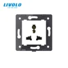 Livolo EU standard,  White Color, Multifunction Socket, 3 Pins,  Function Key For Wall Socket, VL-C7-C1C-11/12 ► Photo 3/5