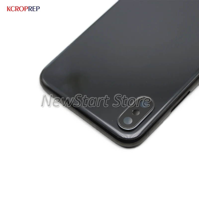 Для Apple iPhone X десять 10 задняя Стекло Батарея крышка средняя рамка чехол Корпус для Apple iPhone A1865 A1901 A1902 крышка Корпус