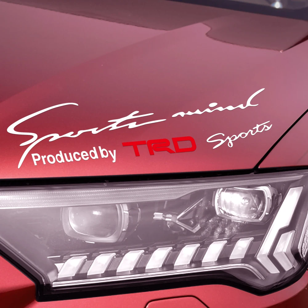 1 шт. 9 6*40 см Автомобильные Наклейки TRD Спортивная эмблема автомобиля