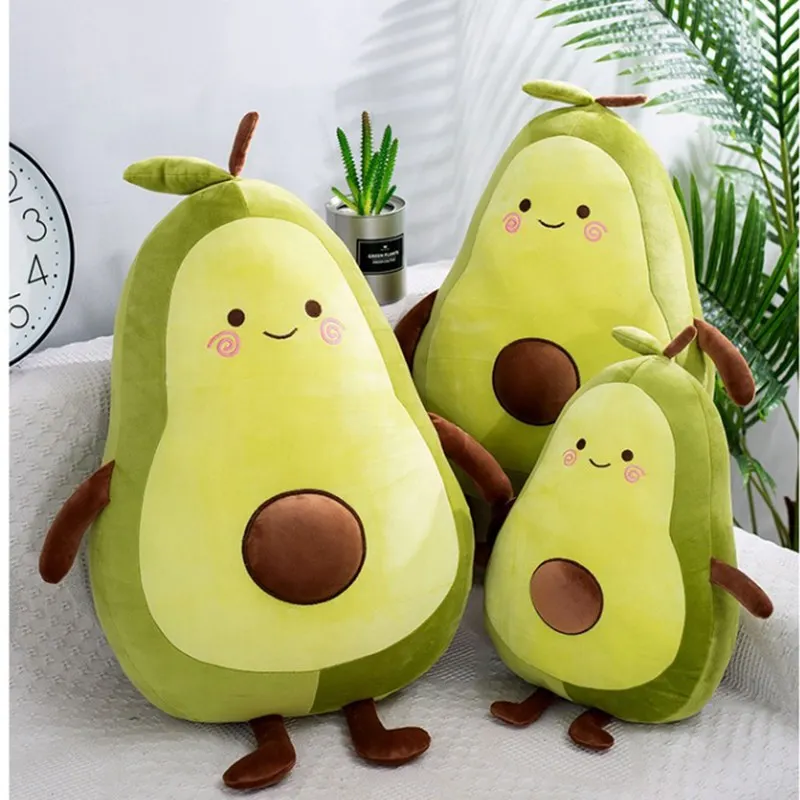 Плюшевые игрушки авокадо мягкая подушка Pilliow диванная наполняющая кукла для