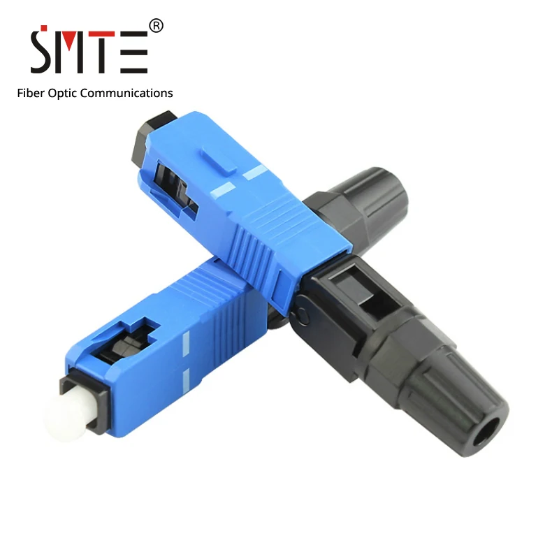 100pcs/lot SC UPC Cold connector NPFG 60mm 0.3 dB SC-UPC fast connector Fiber optical connector