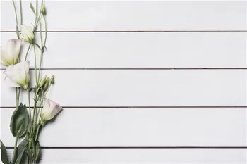 

Vinyl Custom Photography Backdrops Props Flower and Wood planks theme Photo Studio Background 20027-2888