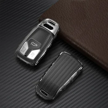 

New TPU Car Key Cover Case Key Case for Audi A4 B9 Q5 Q7 TT TTS 8S 2016 2017 Car Smart Remote Car Styling Protect