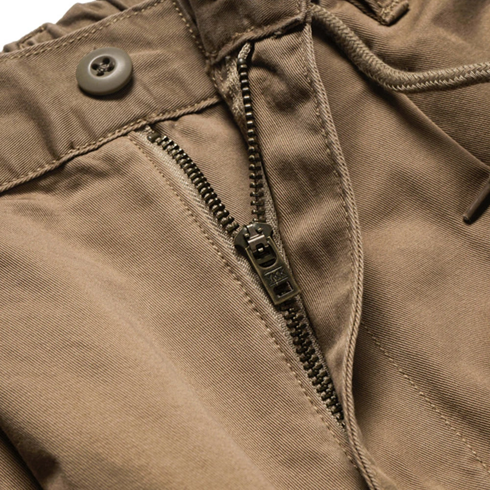 Men Solid Wide Leg Pants Amekaji Casual Elastic Waist Oversized Baggy Lantern