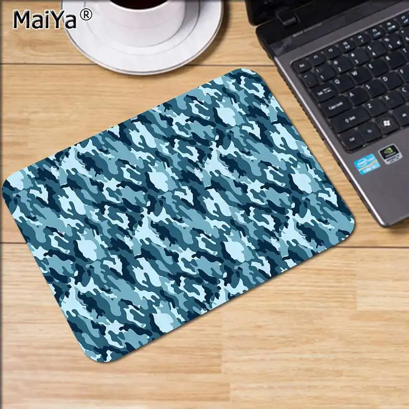 MaiYa нескользящий ПК классный Камуфляжный высокоскоростной коврик для мыши игровой коврик для мыши - Цвет: No Lock Edge18x22cm