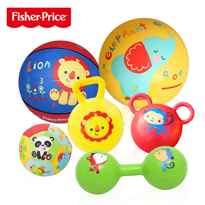 

FISHER-PRICE F0917 Training Ball Baby Hand Cloth Ball Rattles Infants Pinching Called Bath Toy Tinkie BAII