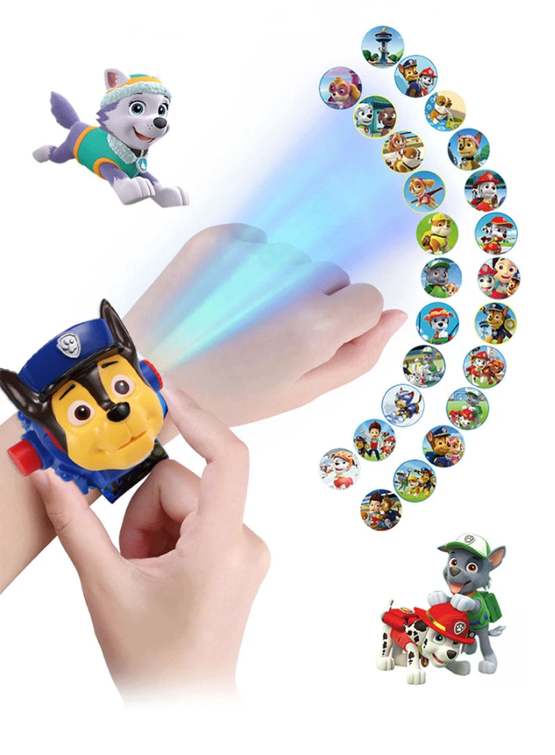 Paw patrol цифровые часы и проекционные часы время для развития интеллекта обучения собаки Эвереста фигурка аниме «Щенячий патруль» игрушка