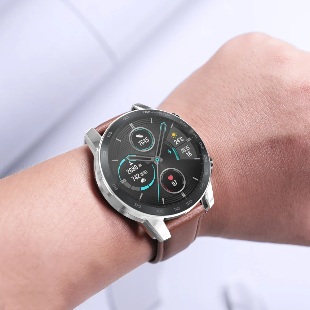 Durable TPU Protective Shell Case with Screen Protector for Huawei Honor Magic Watch2 46mm – Premium Watch Accessory