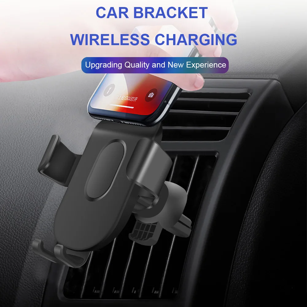 FDGAO 10W Qi Car Wireless Charger For iPhone 11 Pro XS MAX XR X 8 Samsung S9 S10 Fast Charging Air Vent Car Phone Holder Mount