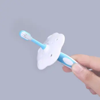 

Baby Toothbrush Set Infant Brushing Teeth Tongue Training Safety Cover Design Soft Healthy Teether Toddler Oral Care