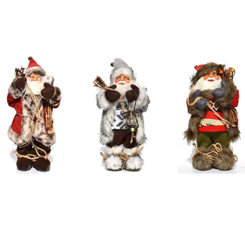 

Christmas Decorations Santa Claus Doll Simulation of the Elderly Ornaments Toys New Year Christmas Ornament Gift