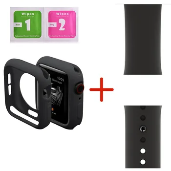 

Hot Sell Case+silicone Strap For Watch Bands