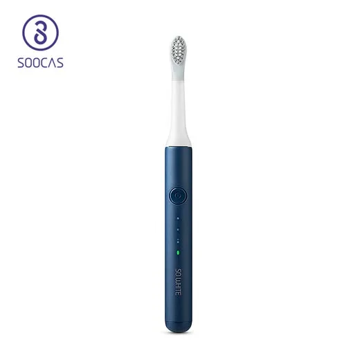 SOOCAS SO WHITE EX3 sonic электрическая зубная щетка для Xiaomi Mijia Ultra sonic автоматическая зубная щетка перезаряжаемая Водонепроницаемая Чистящая Щетка - Цвет: Navy Blue