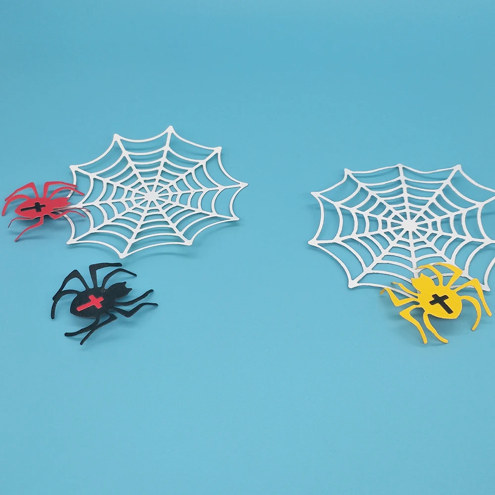 Spider web, spider metal cutting dies, scrapbook, photo album decoration, DIY handmade art