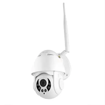 

DishyKooker 1080P WiFi PTZ IP Camera Face Detect Auto Tracking 4X Zoom Two-way Audio P2P CCTV Security Outdoor Camera