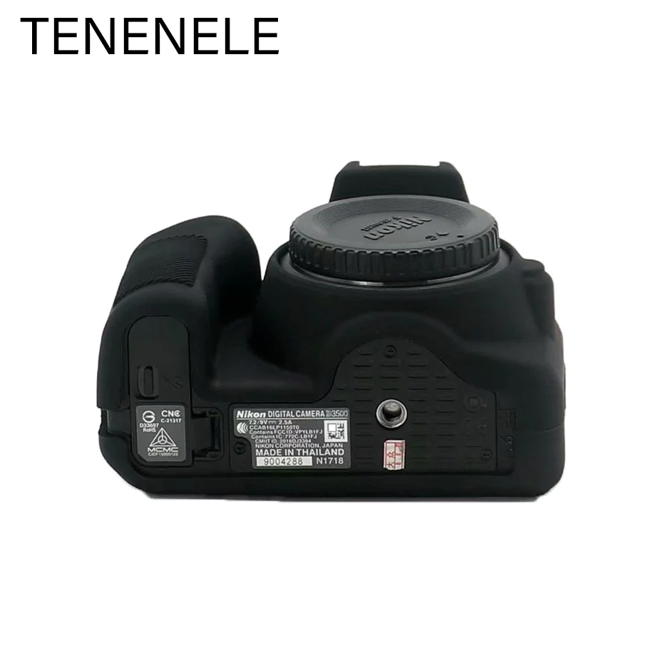 TENENELE D3500 защитный чехол для камеры Мягкий силиконовый защитный чехол для Nikon D3500 резиновая крышка батарейный отсек сумки для камеры