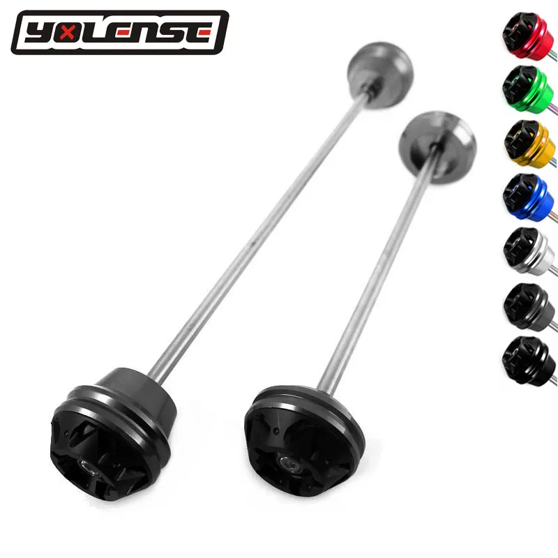 

For YAMAHA YZF-R1 YZFR1 YZF R1 2004 2005 2006 2007 2008 Motorcycle Front & Rear Axle Fork Crash Sliders Wheel Protector