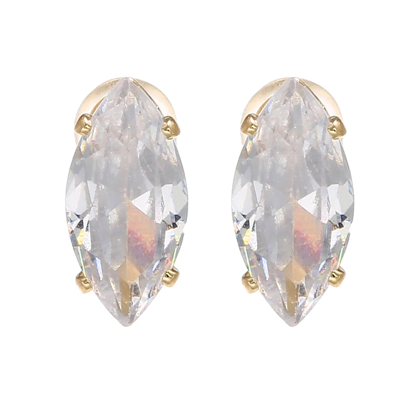 

Fashion Zircon Crystal Women's Stud Earrings 2019 geometric Vintage Stud Earrings For Women Simple Wedding Accessories Gifts
