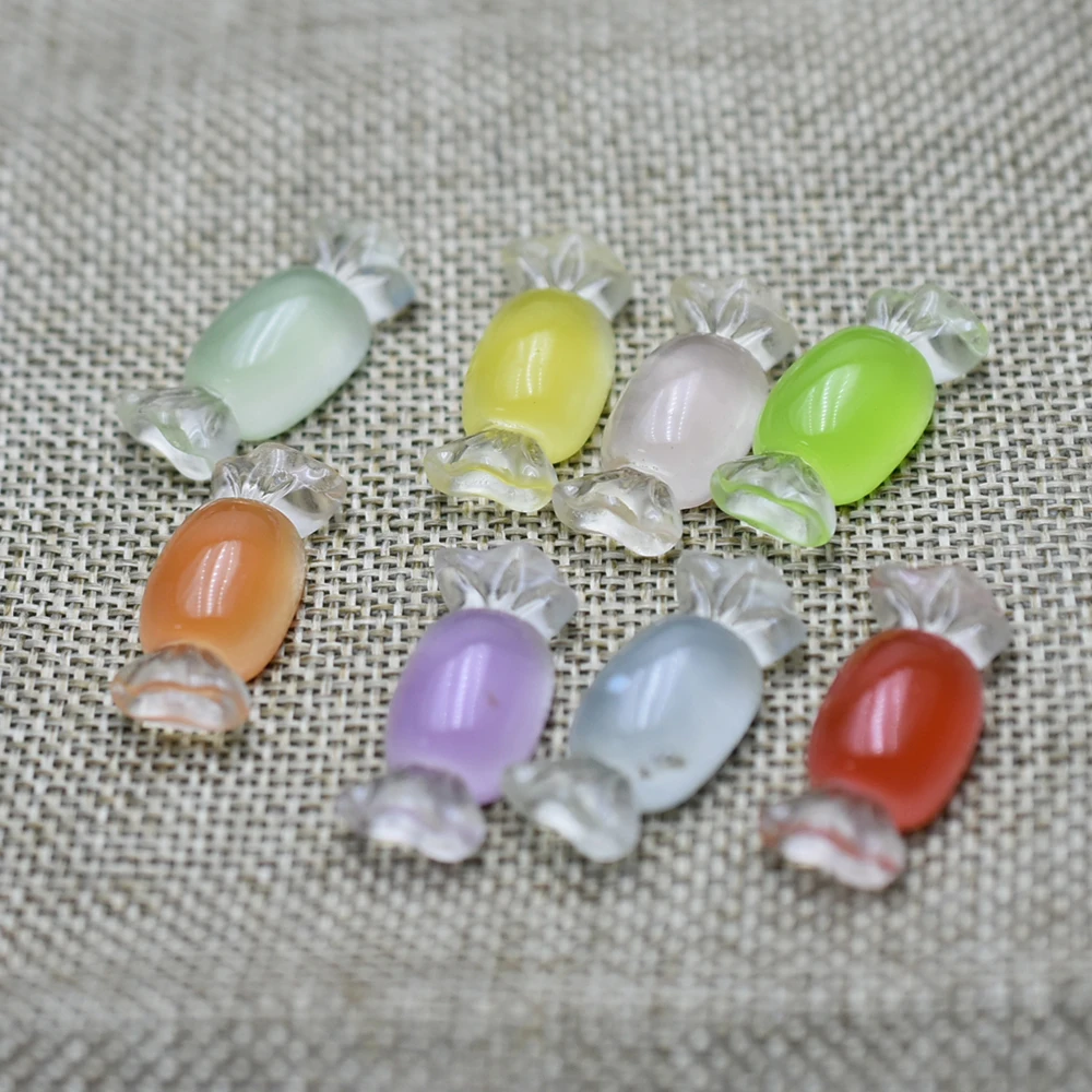 

100pcs/lot flat back resin simulation colorful candy 28mm Cabochon Scrapbook Embellishment DIY Phone Decoration