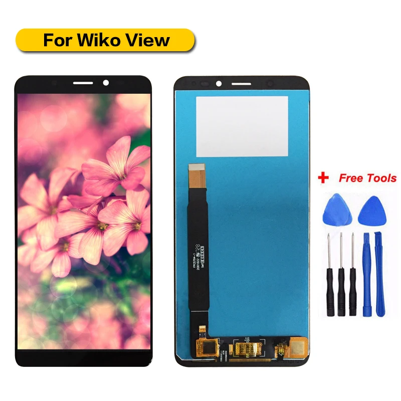 Для wiko view LCD дисплей сенсорный экран 5 7 ''в сборе Мобильный телефон стекло для