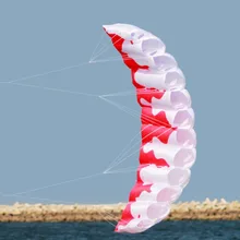 2 м пламя двойной линии трюк парашют мягкий параплан парус сёрфинга кайт Спорт Кайт огромный большой открытый деятельности пляж flyinfulying кайт