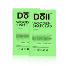 100/50/10 шт. деревянная депиляция шпатель для воска для отдавливания языка утилизируемые бамбуковые палочки Комплект кожи Красота инструмент