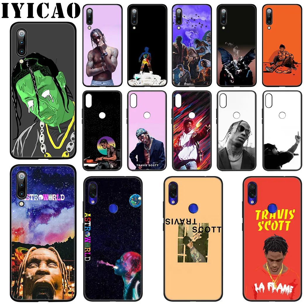 Мягкий силиконовый чехол IYICAO с изображением Трэвиса Скотта для Xiaomi 9 8 SE A2 Lite A3 9T Pro