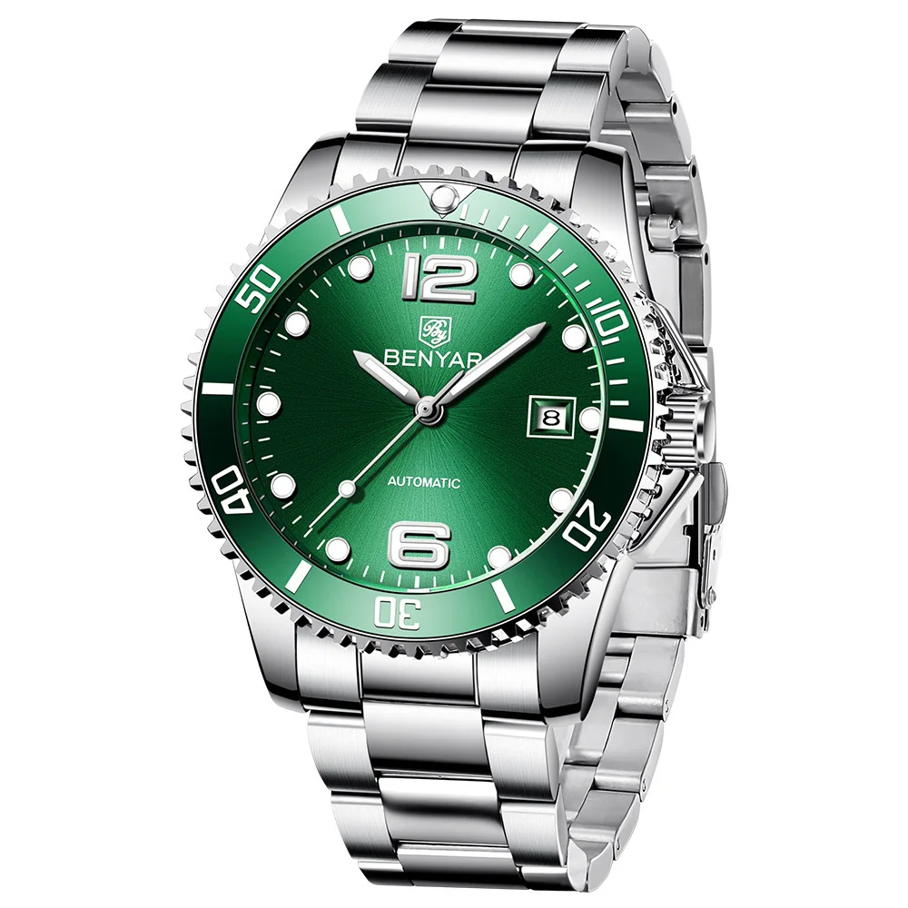 

Jacobin benyar New Style Watch MEN'S Watch Analog Watch Waterproof Night Light Steel Belt MEN'S Watch Watches5152