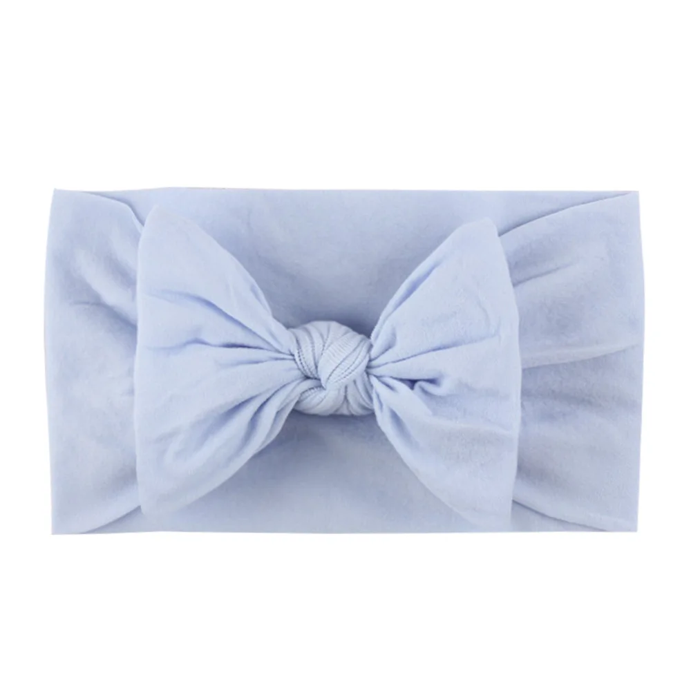 baby accessories basket 2022 New Cotton Elastic Newborn Baby Girls Solid Color Headband Bowknot Hair Band Children Infant Headband bandeau bebe Baby Accessories cute	