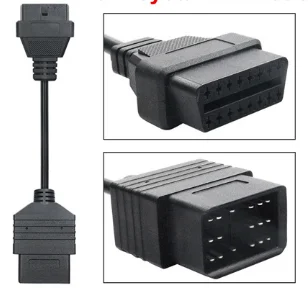 for Toyata 17 pin OBD2 Кабель-адаптер для Toyota 22 Pin to16 Pin Female OBD 2 OBDII Соединительный Кабель-адаптер автомобильный диагностический кабель для TOYOTA - Цвет: for Toyata 17 pin