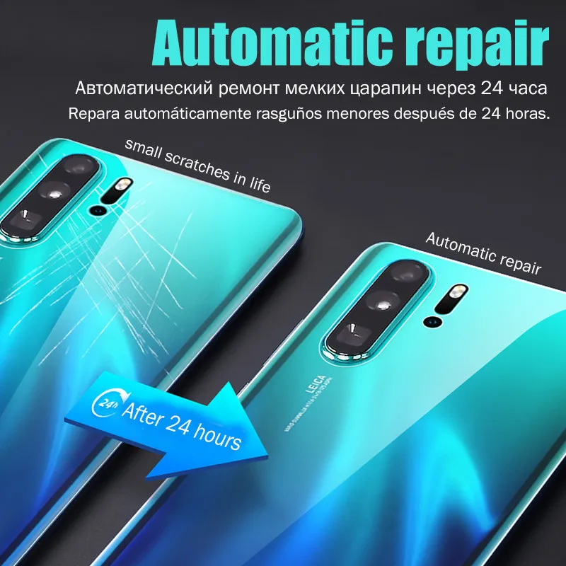 10D Передняя и задняя Гидрогелевая пленка для huawei P30 Pro P20 Lite P Smart Защита экрана для huawei mate 10 20 Lite Honor 10 9X
