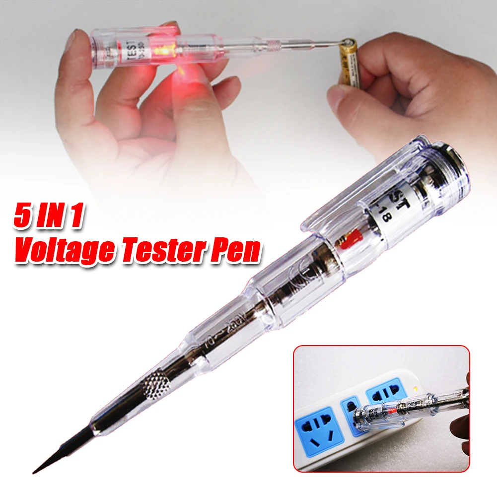 ALL WEATHER WATER RESISTANT ELECTRICAL VOLTAGE TESTER SCREWDRIVER AC DC  NEW
