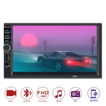 

2 din Car Radio 7" HD Autoradio Multimedia Player 2DIN Touch Screen Auto audio Car Stereo MP5 Bluetooth USB TF FM Camera Control