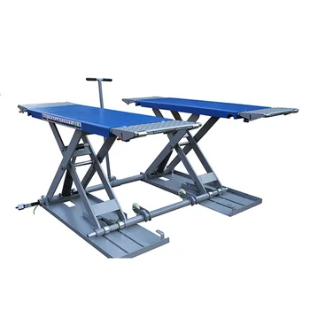 

On ground portable Scissor Car lift lifting height 1000mm suitable for home use