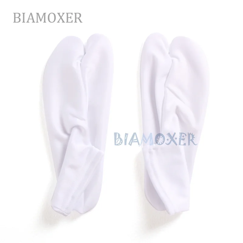 Unisex Japanese Tabi Socks Kimono Geta Clog Flip Flop White Split Toe Cosplay