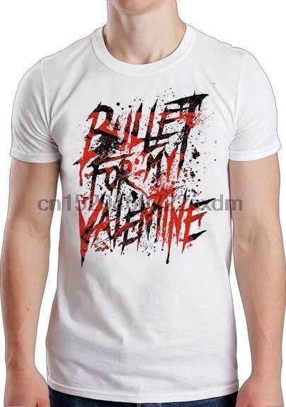 BULLET FOR MY VALENTINE футболка с брызгами S-2XL Новый Официальный H3 Sportgear Merch | Мужская одежда