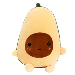 Плюшевая игрушка авокадо фигурный мультфильм фрукты Мягкая кукла мягкая зеленая семья авокадо плюшевый Декор Детский подарок - Цвет: Avocado
