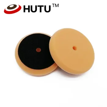 

3inch DA Polishing Pad 80mm foam polishing pad for car polisher RO/DA/Air Polisher Polyester Orange Medium Cutting pad