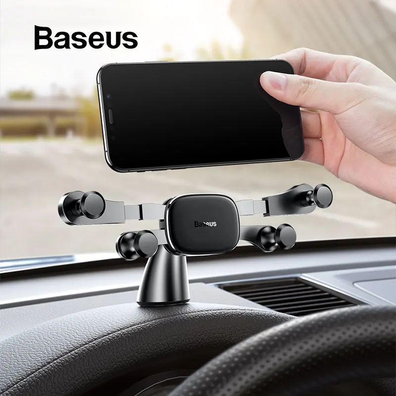 Автомобильный держатель для телефона с Baseus приборной панели для iPhone, huawei, samsung, Xiaomi, гравитационная подставка для телефона, автомобильный держатель для смартфона
