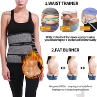 Ceinture amincissante en néoprène pour femme, gaine de sudation pour le ventre, corset de sport 2