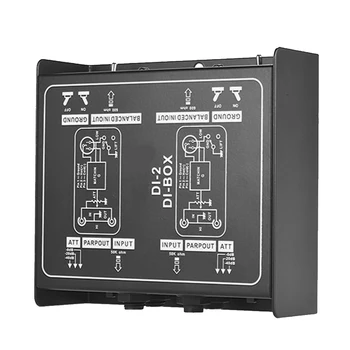 

Home Stereo Adjustable Dual-Channel Passive Professional Direct Injection Accessories Audio Converter Adapter Balanced Unbalance