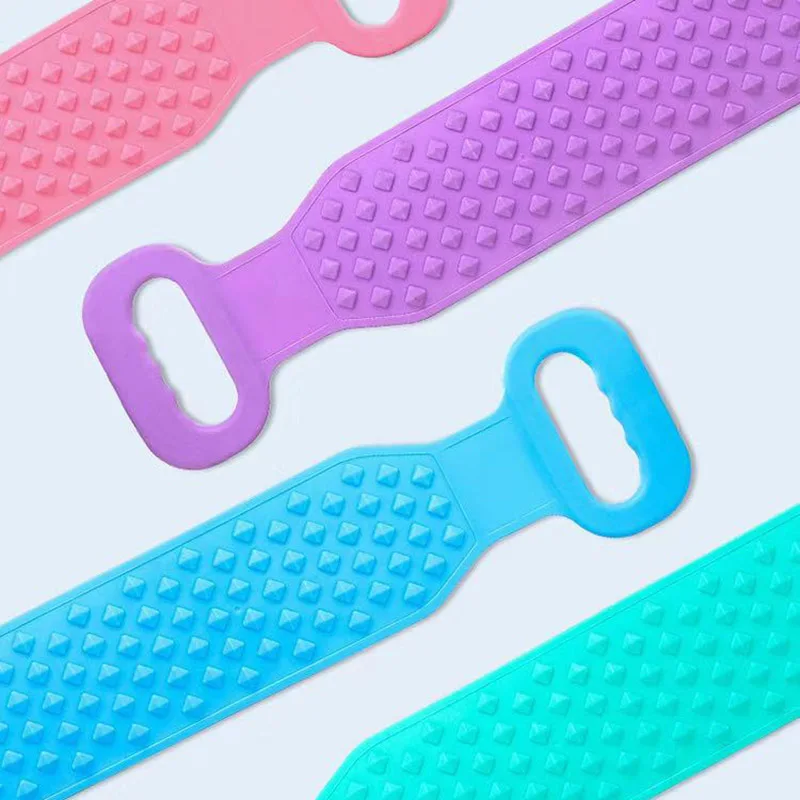 Высокое качество, долговечное нетоксичное износостойкое Банное Полотенце Унисекс, банное Силиконовое грязное губчатое полотенце VE