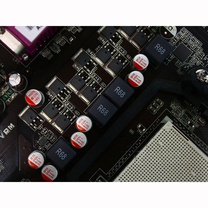 Для NVIDIA nForce 630A ASUS M2N68 PLUS для Socket Phenom II AM2/AM2+ материнская плата DDR2 8 ГБ SATA II USB 2,0 ATX используется материнская плата