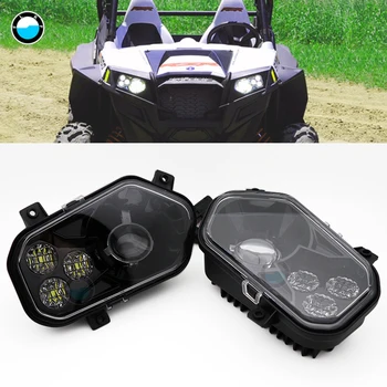 1 компл. ATV UTV светильник аксессуары проектор головной светильник Polaris Ranger/Sportsman светодиодный головной светильник комплект для Polaris Ranger Side X Sid.