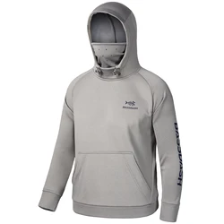 BASSDASH Youth Fishing Fleece Hoodie with Mask Water Resistant Kids’ Performance Sweatshirt FS18Y Outdoor Keep Warm Comfortable