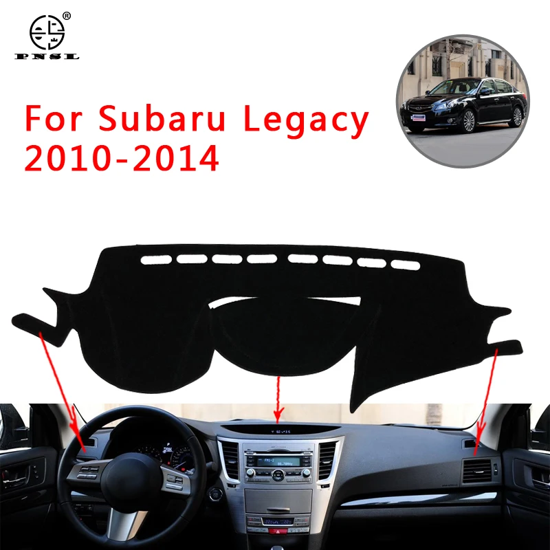 PNSL крышка приборной панели автомобиля коврик для ковёр Subaru Legacy 2010-2014 Защита от