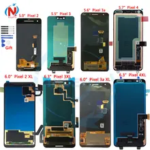 Para O Google Pixel 2 3 Pixel 3A 4 LCD Display Touch Montagem Digitador Da Tela de LCD Para Pixel 2XL 3XL Pixel 3AXL 4XL Screen display